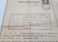 1931 Tarihli Askeri Ehliyetname