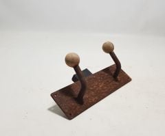 22x11x9 cm. 1930'lar Antika Metal Madenci Askılığı