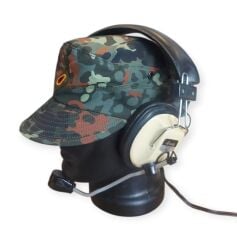 1960'lar İsveç Üretimi Mikrofonlu Uçuş Kulaklığı