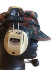 1960'lar İsveç Üretimi Mikrofonlu Uçuş Kulaklığı