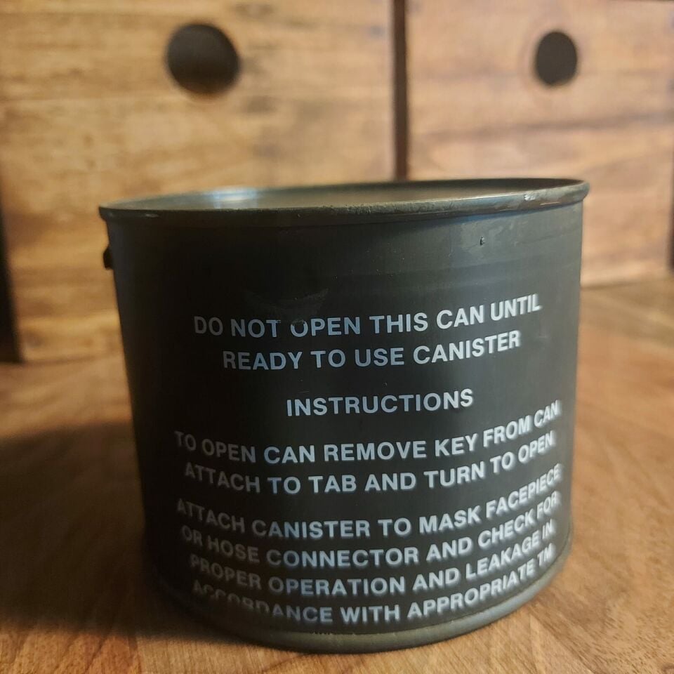 Canister C2a1 NBC 40mm Gaz Maskesi Filtresi