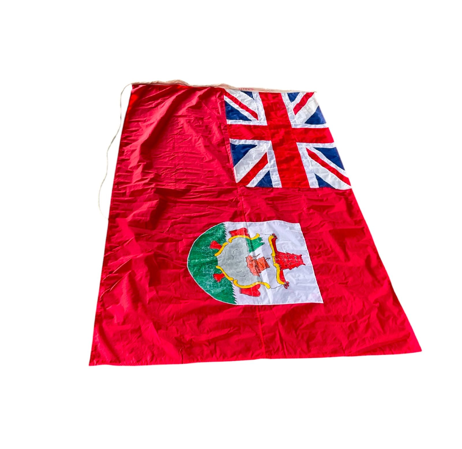 180x110 cm. Ww2 Askeri Gemi  İngiliz Koloni Bayrağı (Bermuda)