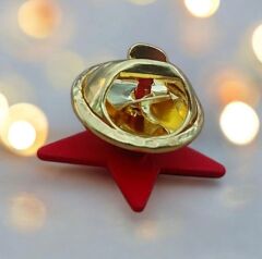 1.6 cm. Boy Kırmızı Renk Yıldız Broş Modeli