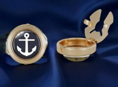 2 Adet Altın Renkli Marine Gömlek Tokası