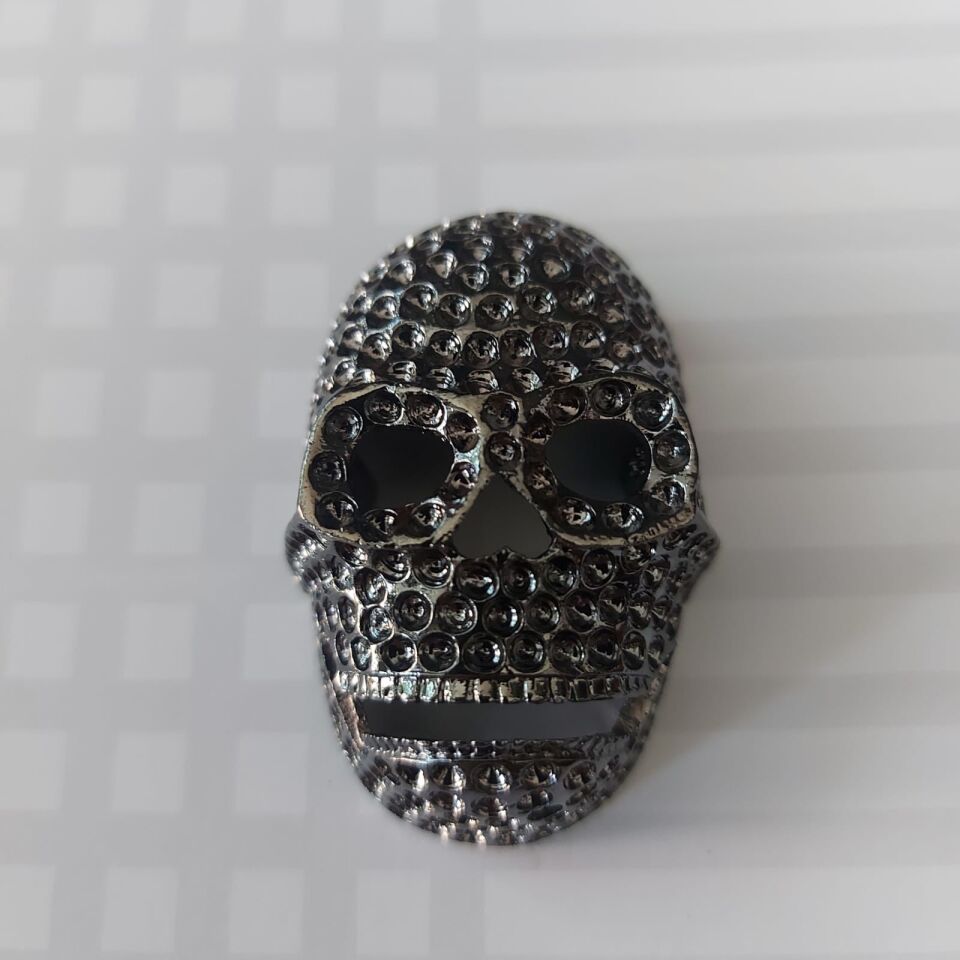 5.2x3.5x2 cm Metal Kuru Kafa Modeli