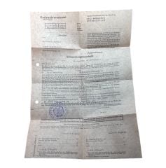 Ww2 Alman Nazi Pilota Ait Askeri Kayıt 2 Adet (Pasaport) Kolleksiyon Ürünü