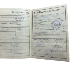 Ww2 Alman Nazi Pilota Ait Askeri Kayıt 2 Adet (Pasaport) Kolleksiyon Ürünü