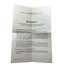 Ww2 Alman Nazi Pilota Ait Askeri Kayıt 2 Adet (Pasaport) Kolleksiyon Ürünü