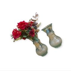 15 cm. Boy  Vintage Cam Vazo