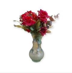 15 cm. Boy  Vintage Cam Vazo