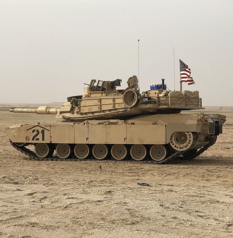 75x48 cm. 2003 Irak Savaşı Amerikan Tank Bayrağı