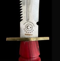25 cm. Halmak JM.1 Paslanmaz Çelik Komando Bıçağı (Kılıfı İle Birlikte)