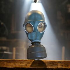 Ww2 Alman Luftschutz VM-34 Gaz Maskesi+Filitre