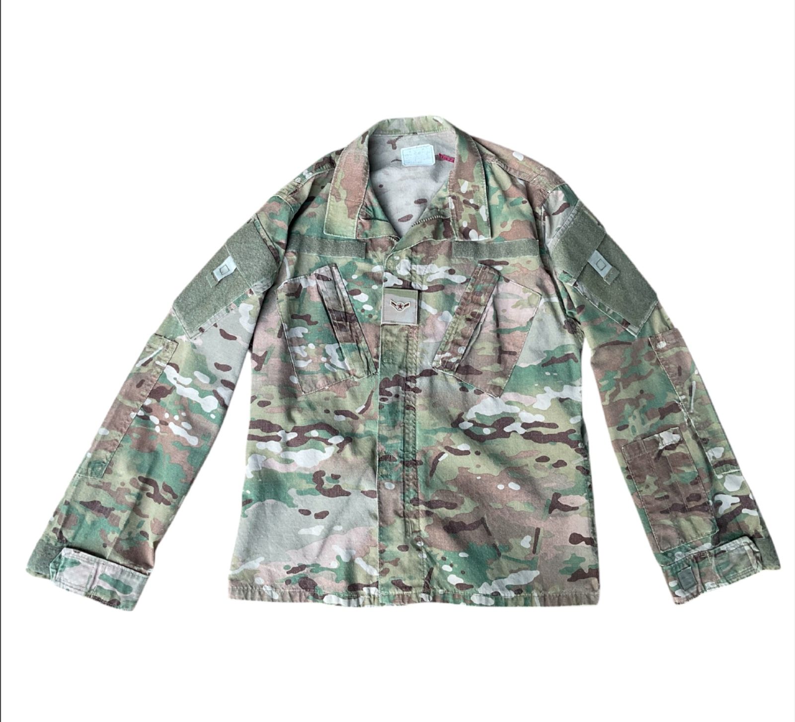 US Army Multicam Kamuflaj+Havacı Rütbe Peç Unisex (S Beden)