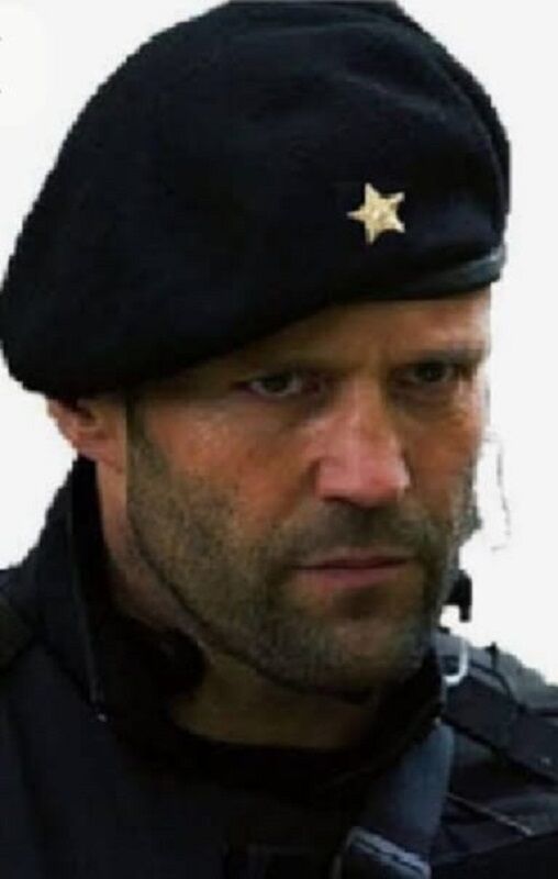 Military Fashion Siyah Bere Unisex (Gold Döküm Yıldızlı) M Beden