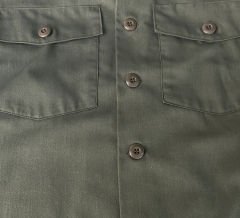 1980'ler Haki Renk Gömlek Avusturya Ordusu Unisex (M Beden)