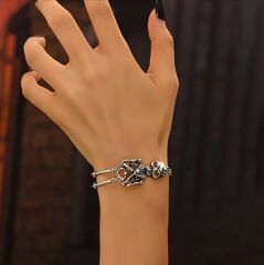 Donna Gotik Tarzı İskelet Bileklik Modeli