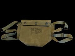 33x29 cm. US M9 Gas Mask Çanta Haki Renk