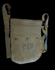 33x29 cm. US M9 Gas Mask Çanta Haki Renk