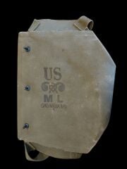 33x29 cm. US M9 Gas Mask Çanta Haki Renk