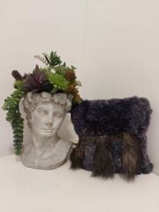 Donna e Milano Kırçıllı Kürk Çanta Modeli