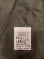 K.K.K. Haki Renk Subay Pardösü (Trençkot) Sıfır Ürün (48-B/M Beden)