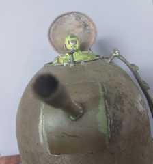 Metal Tank Formunda Abajur Modeli