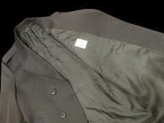 K.K.K. Haki Renk Subay Pardösü (Trençkot) Sıfır Ürün (48-B/M Beden)