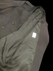 K.K.K. Haki Renk Subay Pardösü (Trençkot) Sıfır Ürün (45-A/S Beden)