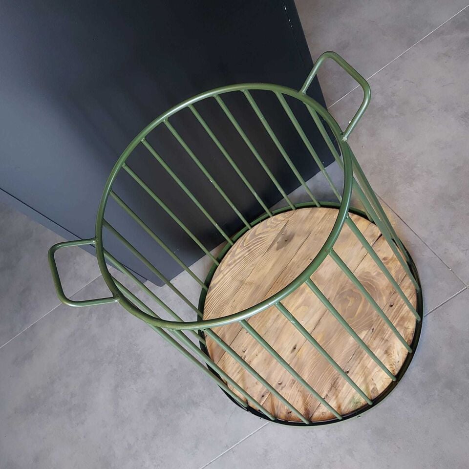 Ahşap Zemin Metal Odunluk Modeli