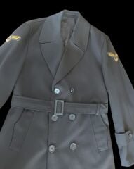 Haki Renk KKK Astsb. Çvş. Pardösü (Trençkot) ( L Beden-Sıfır Ayarında)