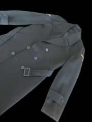 Haki Renk KKK Astsb. Çvş. Pardösü (Trençkot) ( L Beden-Sıfır Ayarında)