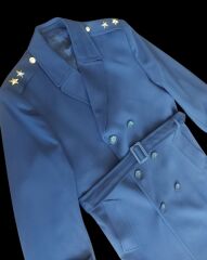 Lacivert Renk HKK Ütğm Pardösü (Trençkot) Sıfır Ayarında (46-4/ S-M Beden)