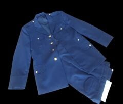 Lacivert Renk HKK Subay Harici Yazlık Takım (Ceket-Pantalon) Sıfır Ürün (48-4/ M Beden)