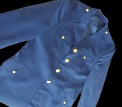 Lacivert Renk HKK Subay Harici Yazlık Takım (Ceket-Pantalon) Sıfır Ürün (48-4/ M Beden)