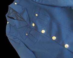 Lacivert Renk HKK Subay Harici Yazlık Takım (Ceket-Pantalon) Sıfır Ürün (48-8/M Beden)