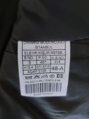 Haki Renk KKK Astsb. Harici Kışlık Takım (Ceket-Pantalon) Sıfır Ürün (48-A/ M Beden)