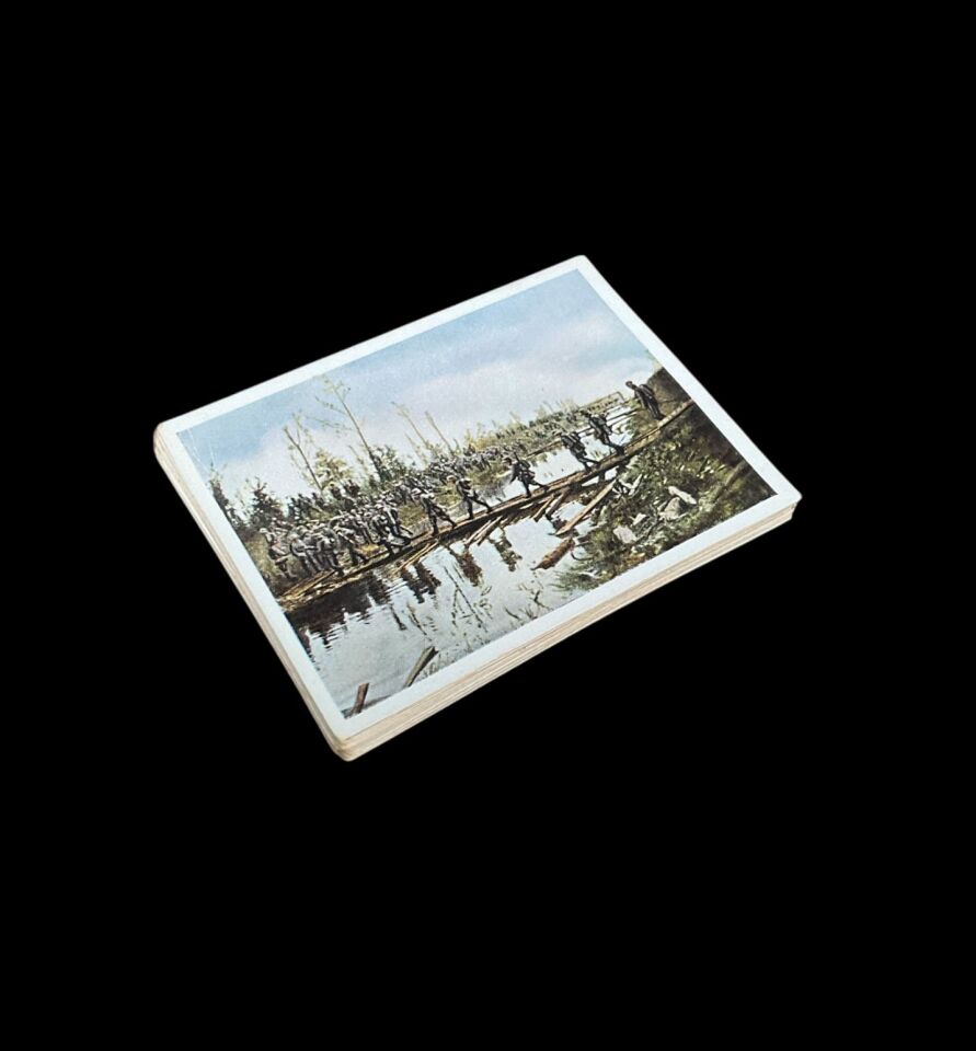 6x5 cm.  Ww1 Görselli Etiket Lotu (18 Adet)