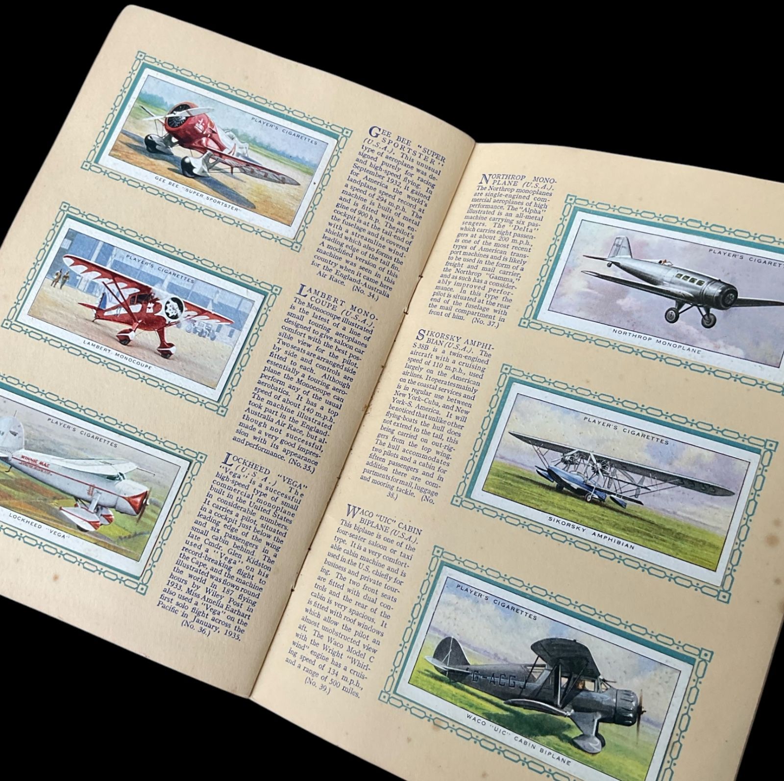 Ww2 Uçaklar Görselli Albüm (50 Adetlik Tam Seri)