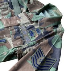 US Air Force Woodland BDU Ceket Unisex (S Beden)