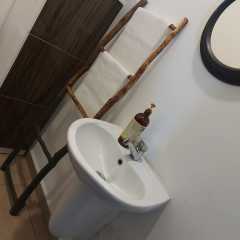 Doğal Ahşap Merdiven Havluluk Modeli-1