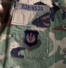 US Air Force Woodland BDU Ceket Unisex (S-M Beden)