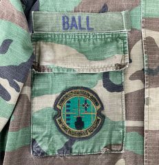 US Air Force Woodland BDU Ceket Unisex (M Beden)