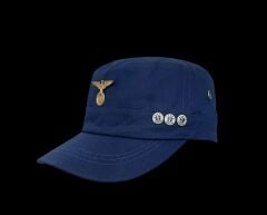 Lacivert Renk ,Alman Metal Kokart Ayarlanabilir Şapka Modeli Unisex