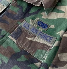 US Air Force Woodland BDU Ceket Unisex (M-L Beden)