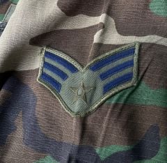 US Air Force Woodland BDU Ceket Unisex (M-L Beden)
