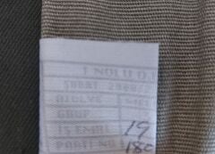 Haki Renk 2000 Model KKK Tektif Ceket Sıfır Ürün (48-E/ M Beden)