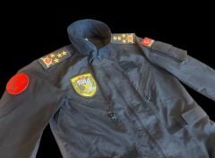 Siyah Renk Solo Türk Subay Tulum (M-L Beden)