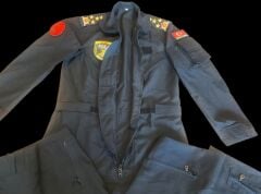 Siyah Renk Solo Türk Subay Tulum (M-L Beden)