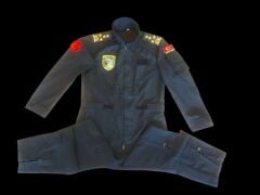 Siyah Renk Solo Türk Subay Tulum (M-L Beden)